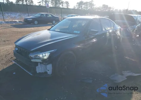 2018 Infiniti Q50 3.0T Luxe z USA, uszkodzony, nr VIN JN1EV7AR6JM430903